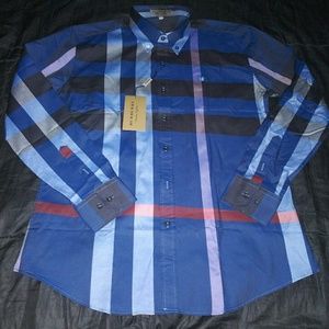 Burberry button up. Please read description